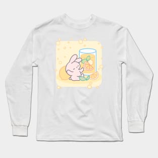 Zesty Delight: Loppi Tokki's Fresh Lemon Magic Long Sleeve T-Shirt